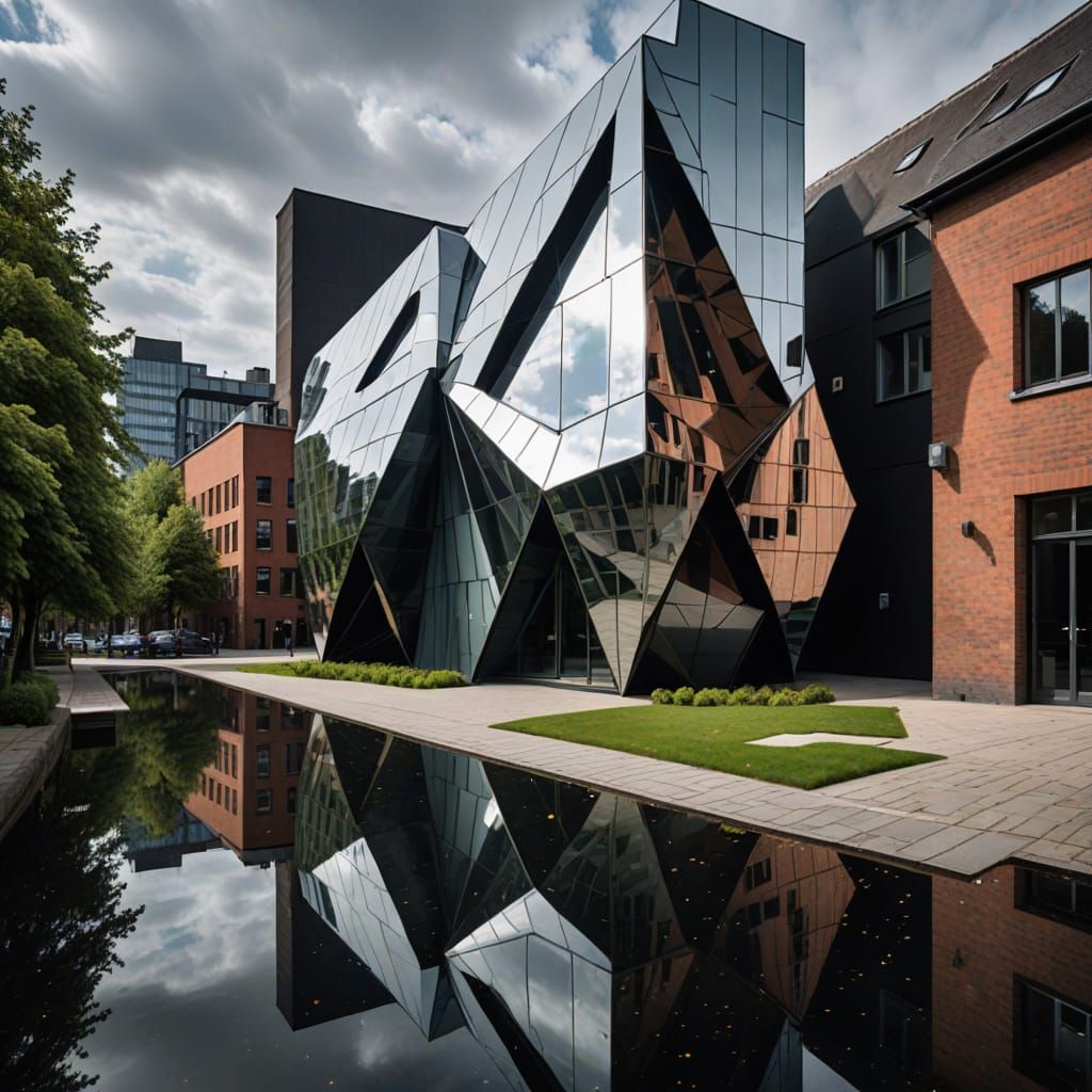 Paradoxical Shape in Distorted Reflection