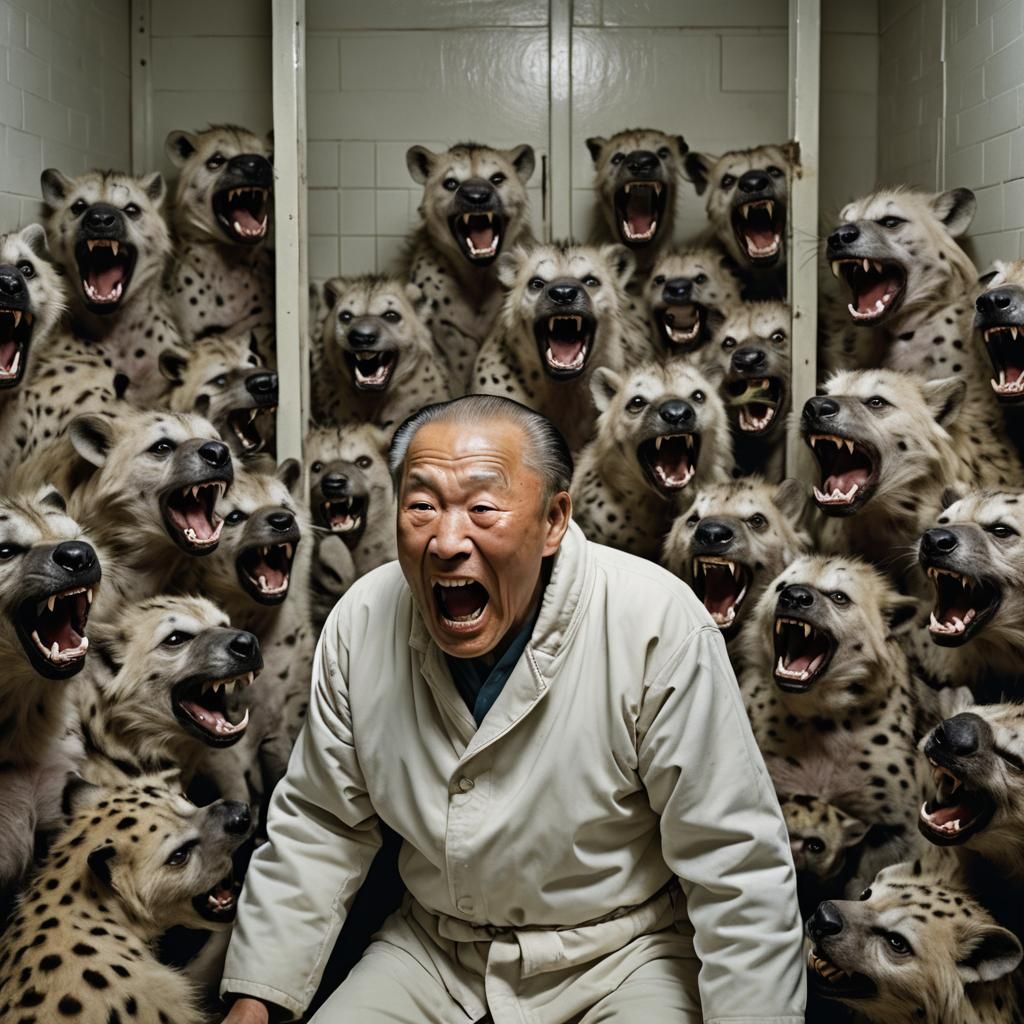 Disturbing Image of Man in Padded Cell