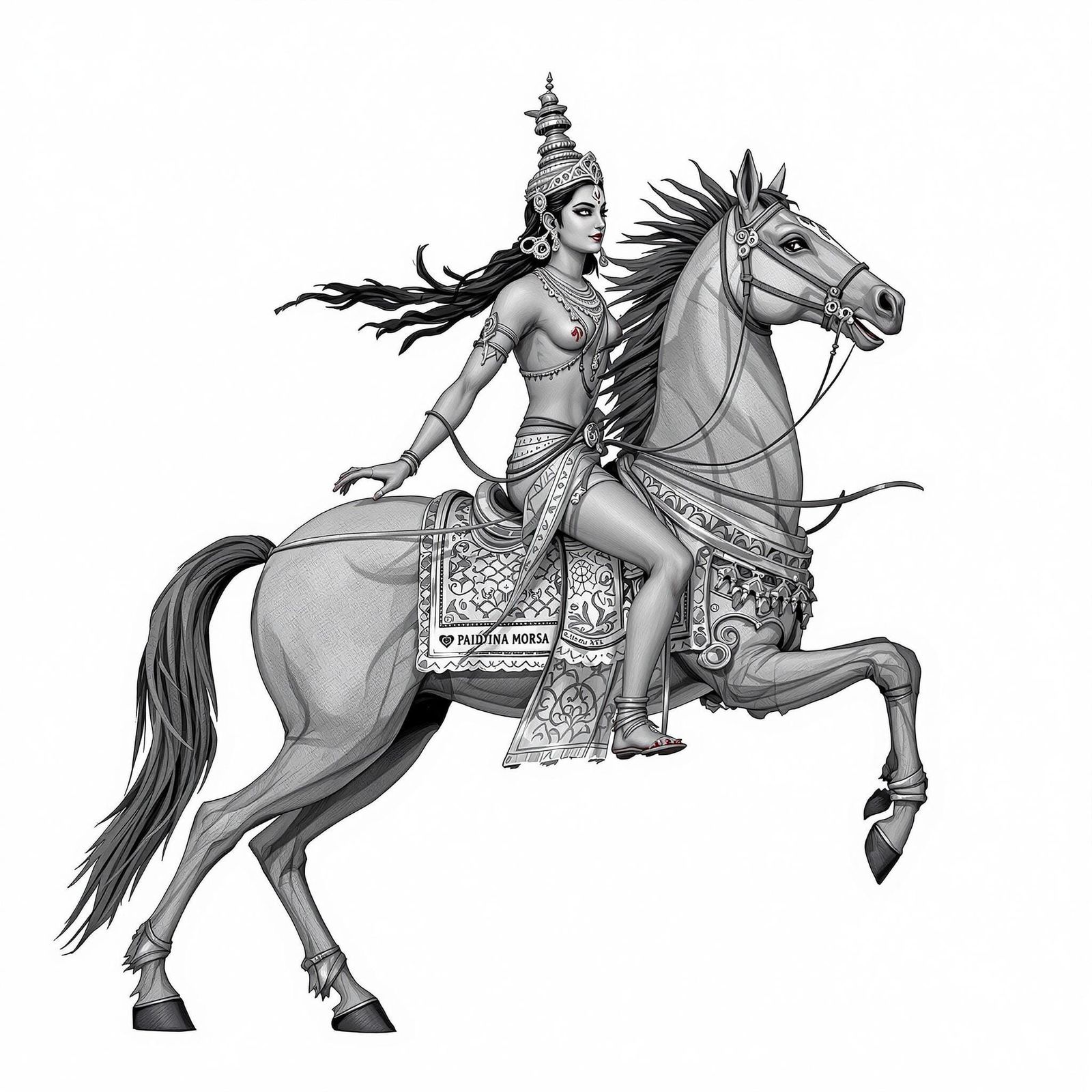 Sanskrit Hero Receives Divine Sun Steed