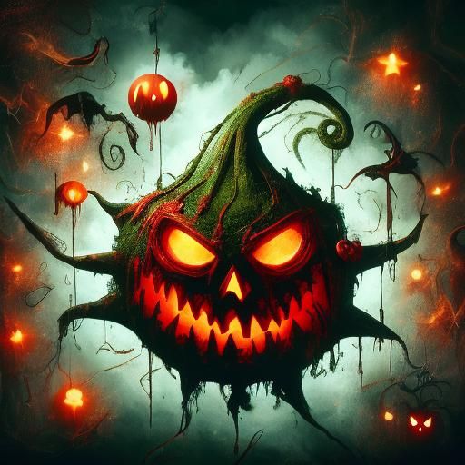 Red Oogie Boogie Halloween Character