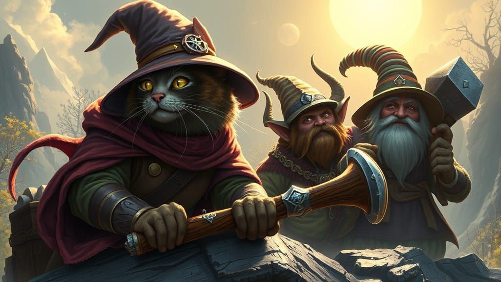 Fantasy Adventurers Fritz the Cat Jadye Greya Don Dale