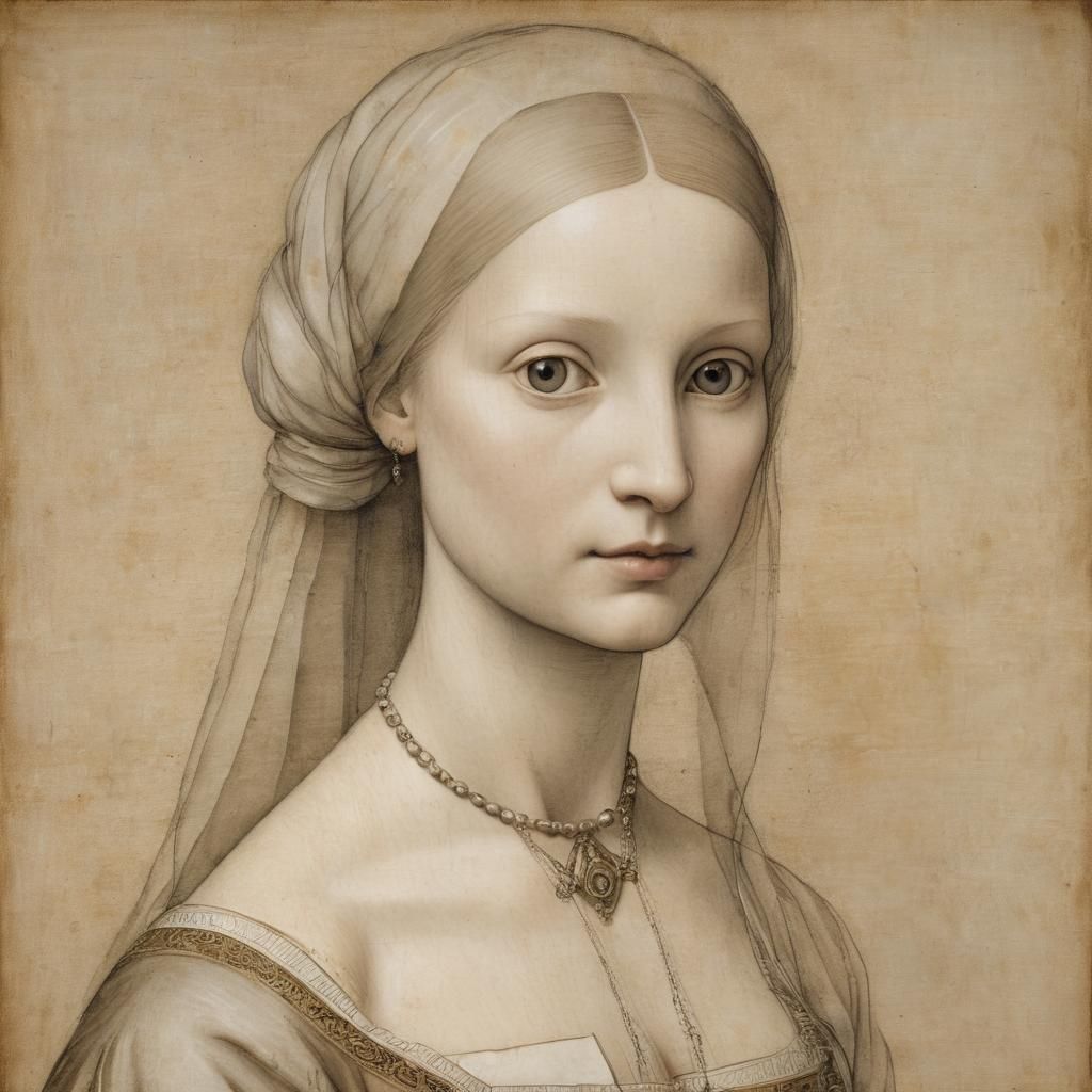 Renaissance Portrait of a Lady with Ermine
