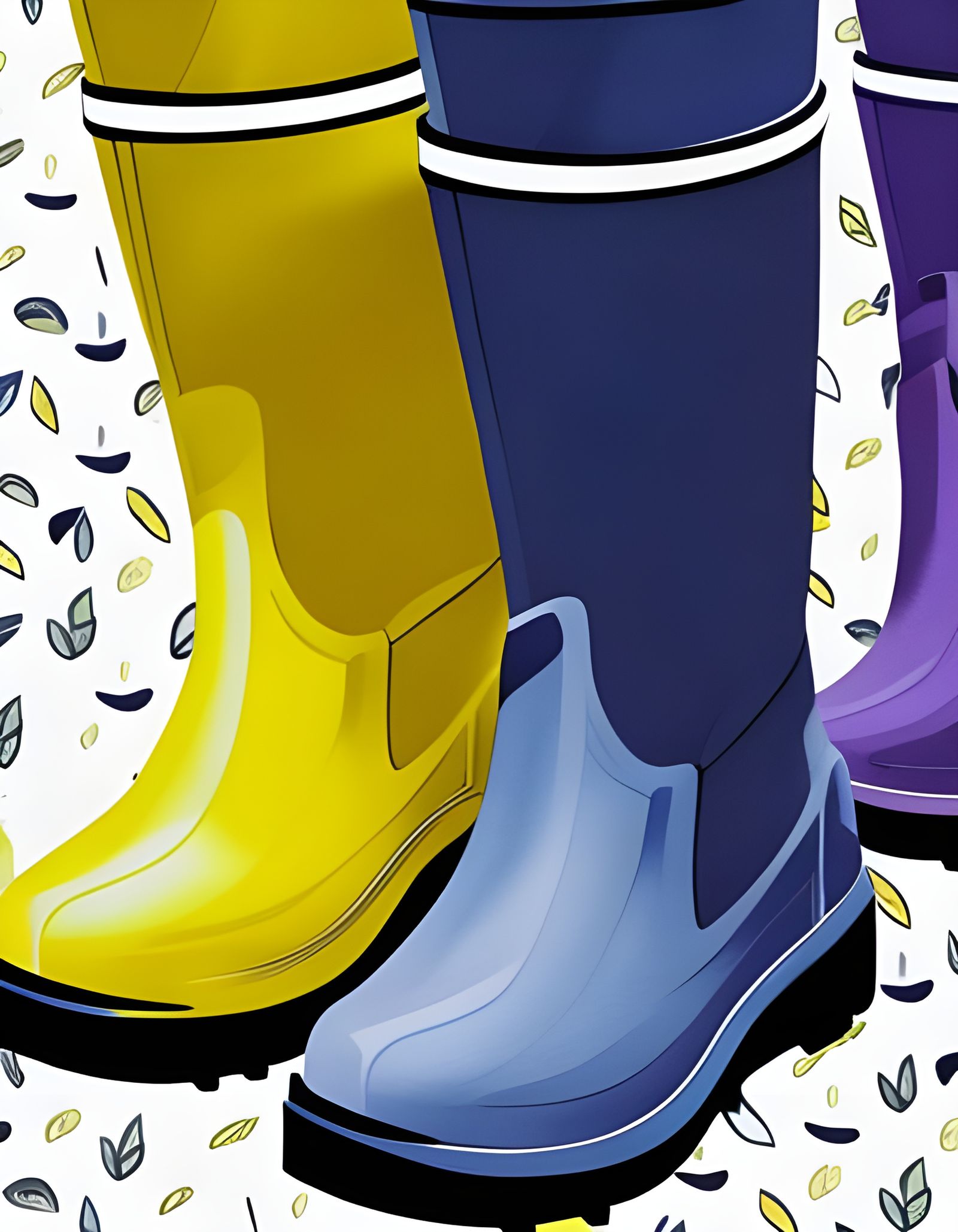 Rubber Rain Boots