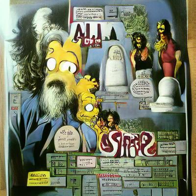 Simpsons Comic in Alan Moore Style