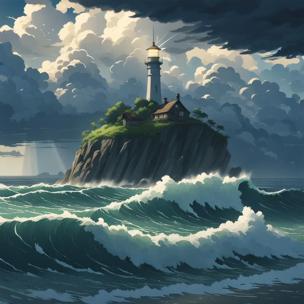 Beacon in Storm: Anime Key Visual