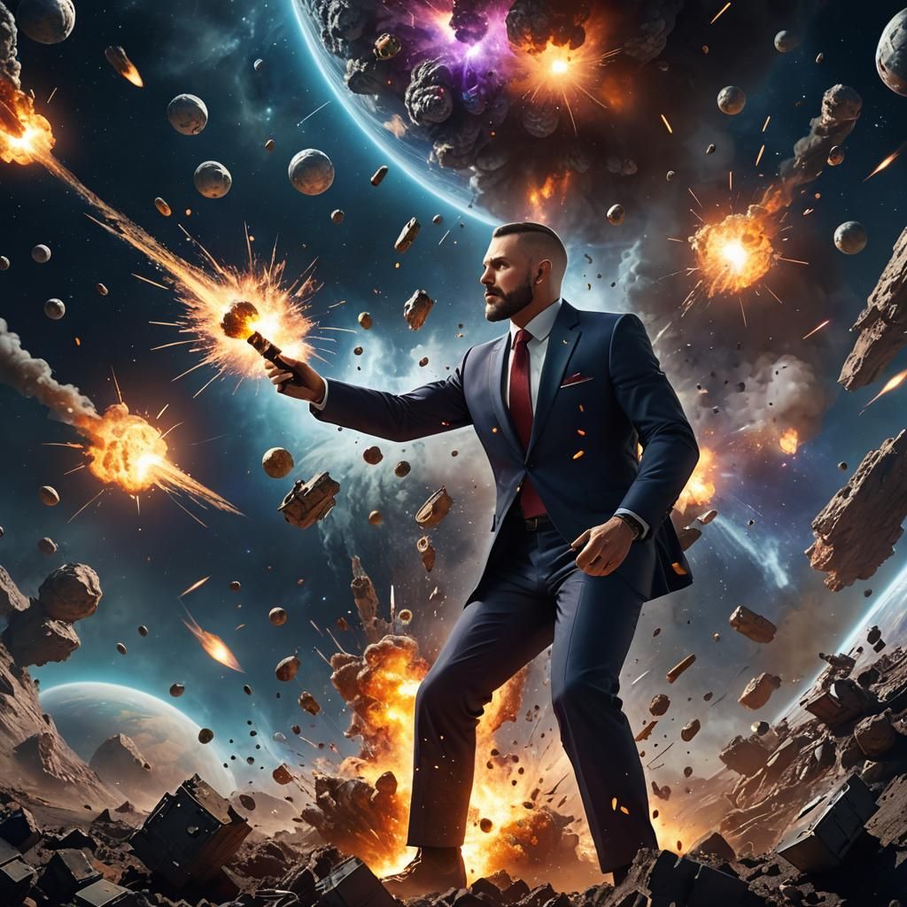 Science Teacher Creates Explosions in Space