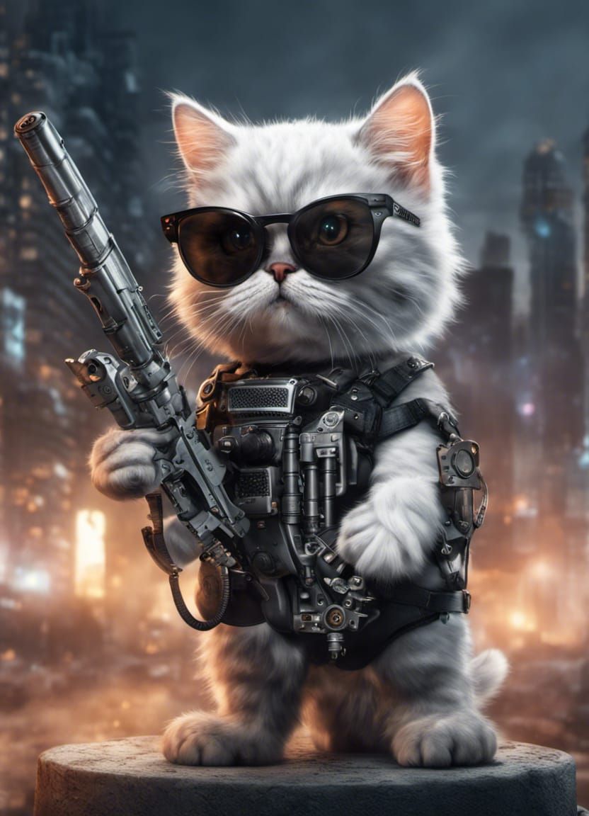 Terminator Kitten, I Will Be Back