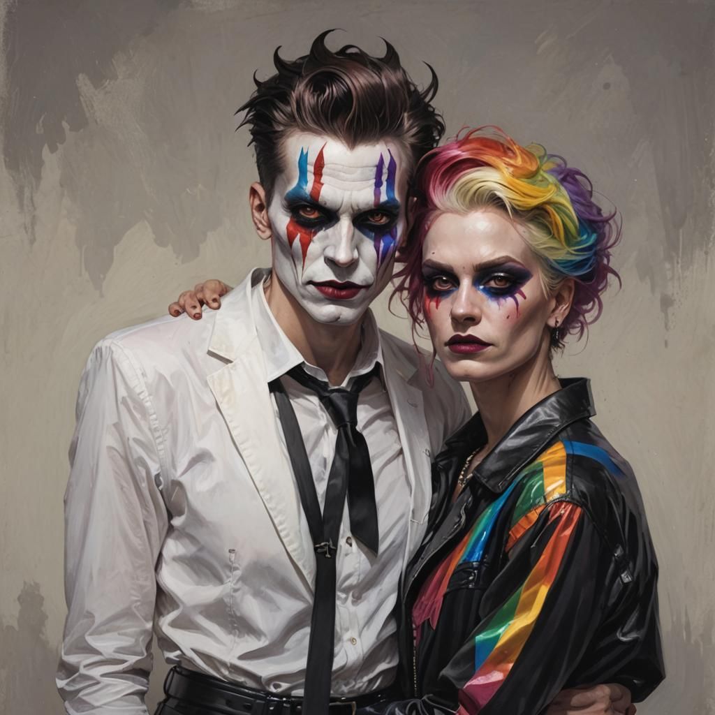 Gender Fluid Couple Celebrates Pride Month