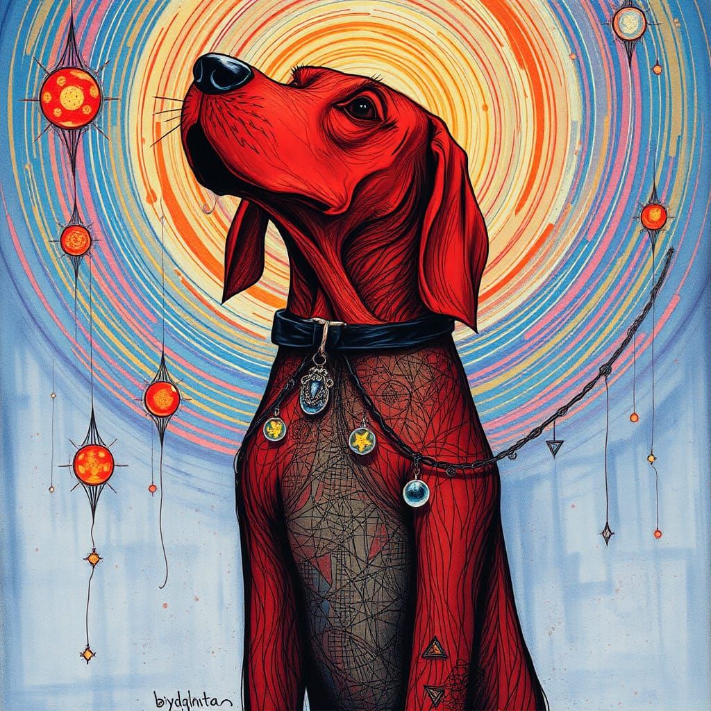 Clifford's Surreal Journey: A Hyperdetailed Wonderland