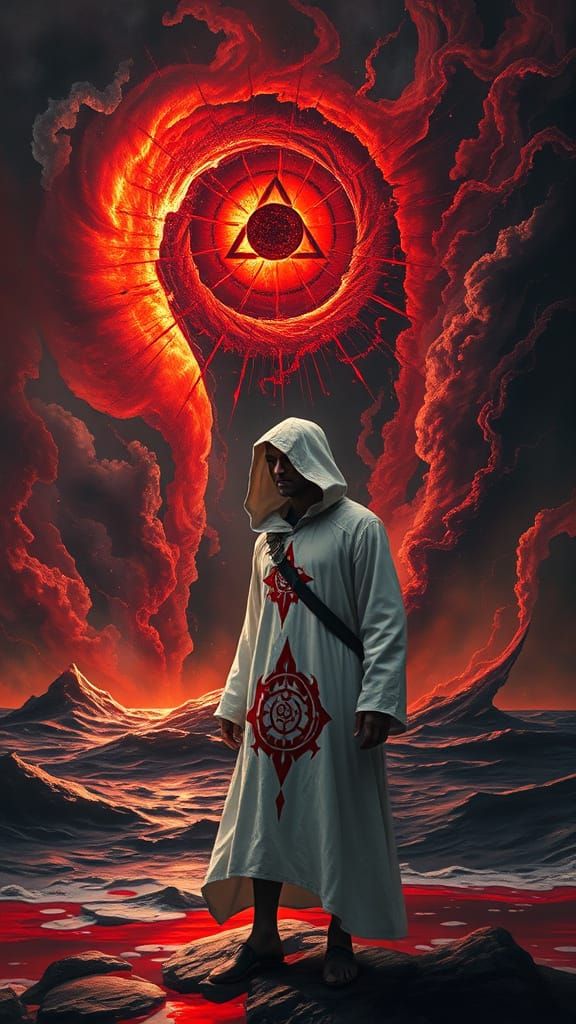 Dark Abyssal Entity Awakens in Sinister, Hyperrealistic Surr...