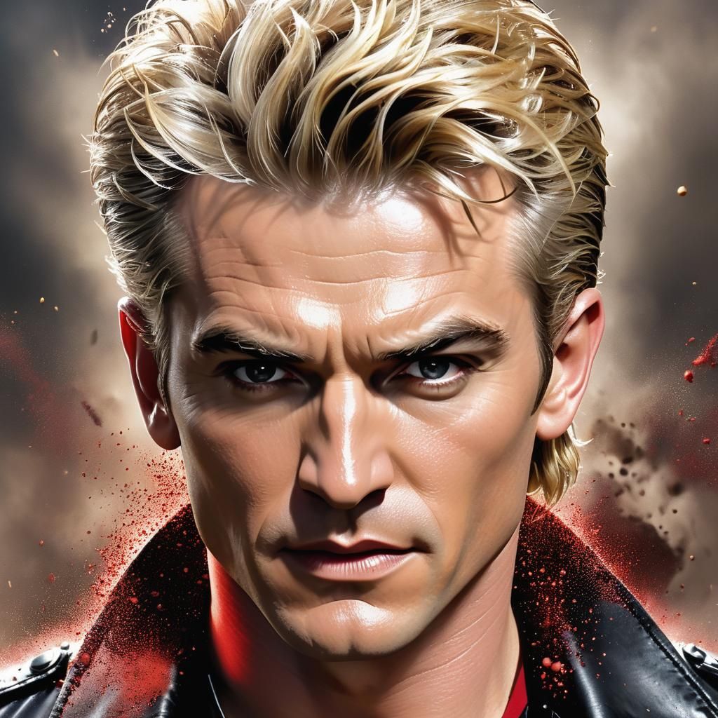 Spike Vampire Portrait Dissolving in Sunlight