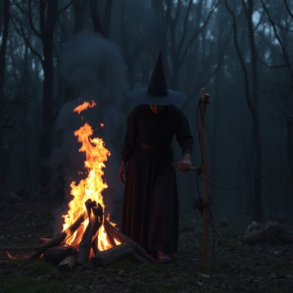 Witch Burning at the Stake