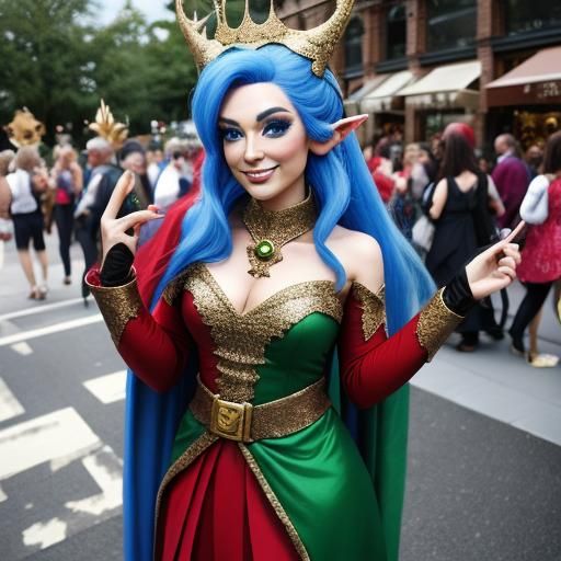 Fabulous Fizzy Elf Cosplay: Radiant Beauty