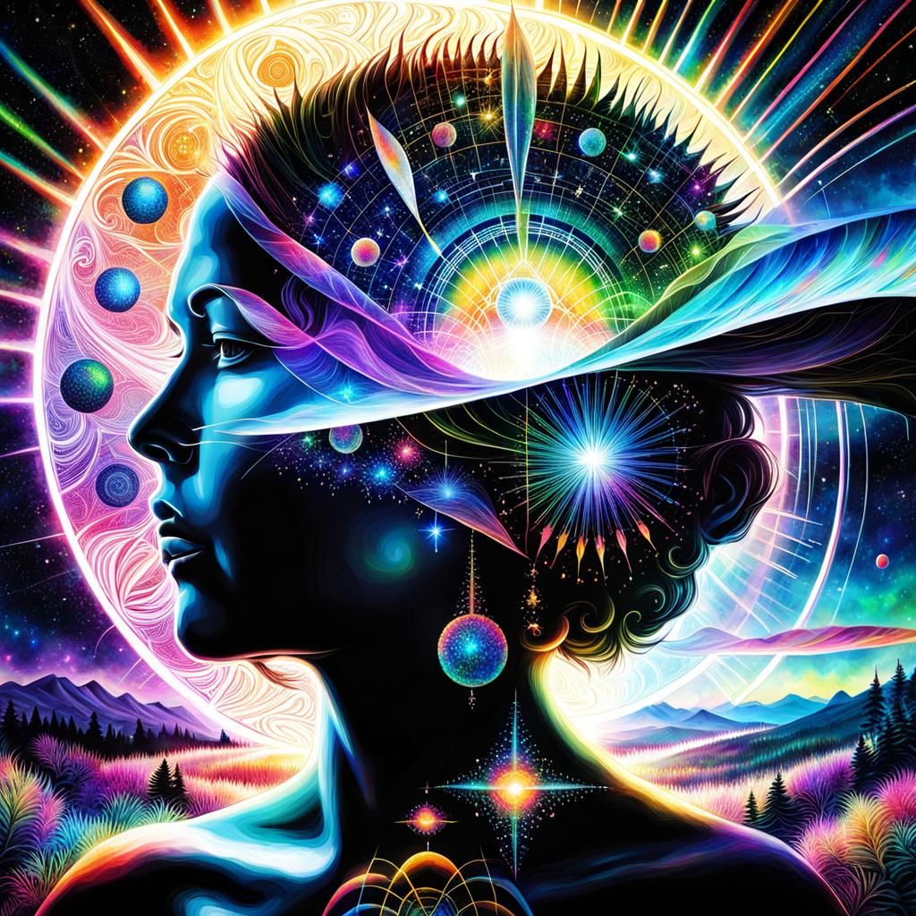 Holographic Astral Illustration of Natural Frequencies