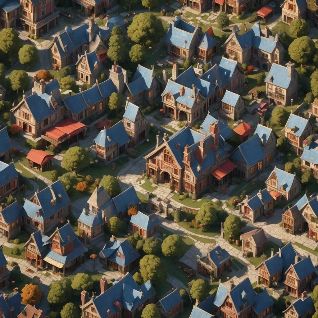 Fantastical Board Game Concept Art in Deep Color