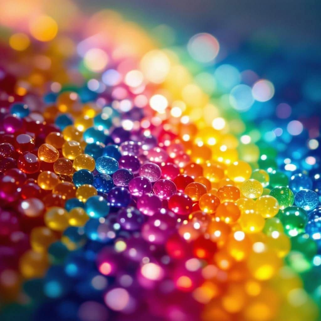 Rainbow Created with Masterbatch Material