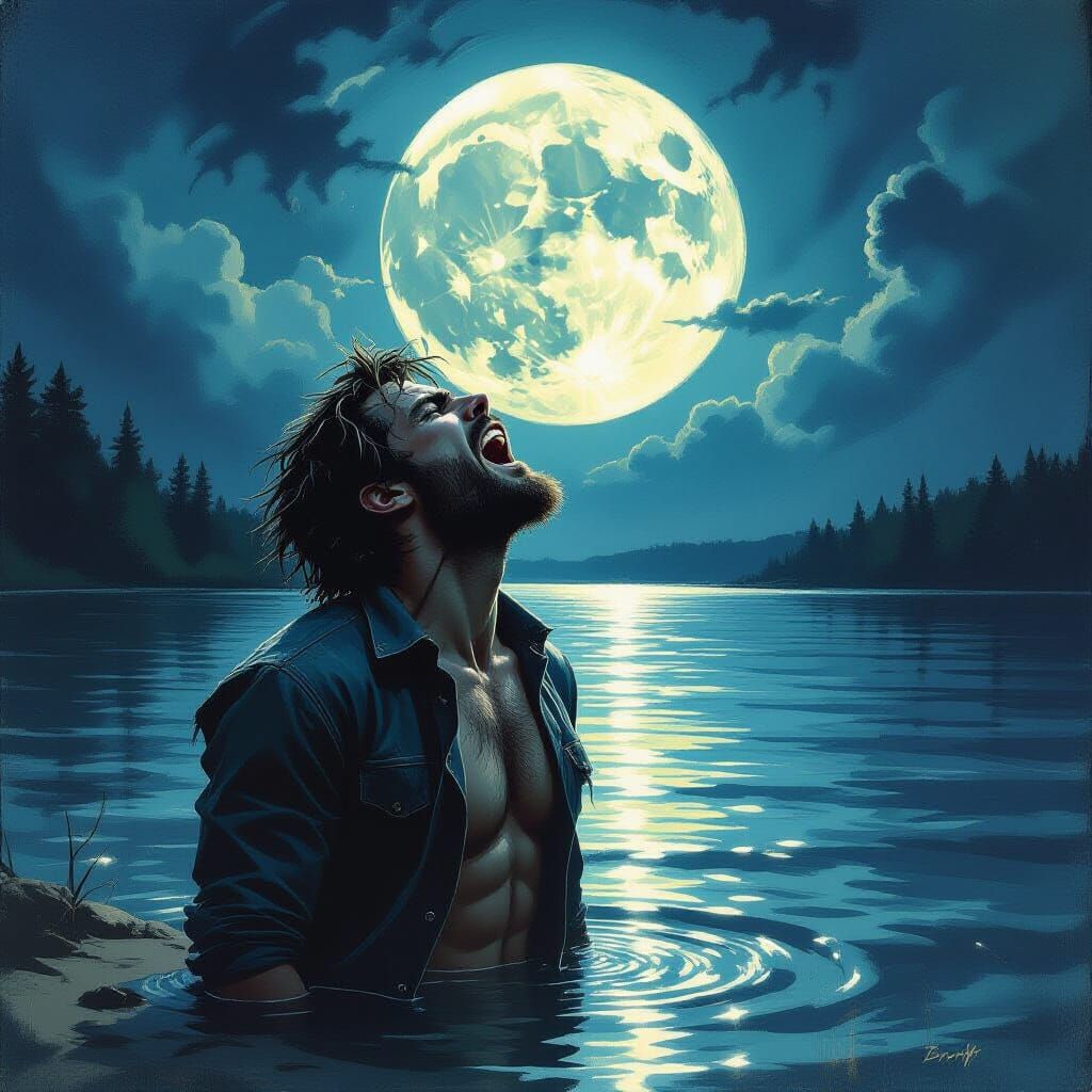 Man's Desperate Transformation into Human