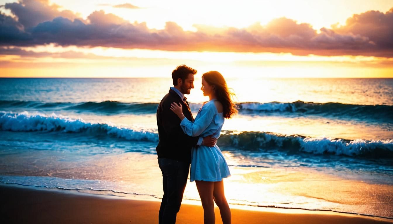 Warm Embrace: Cinematic Portrait Photography in 8K