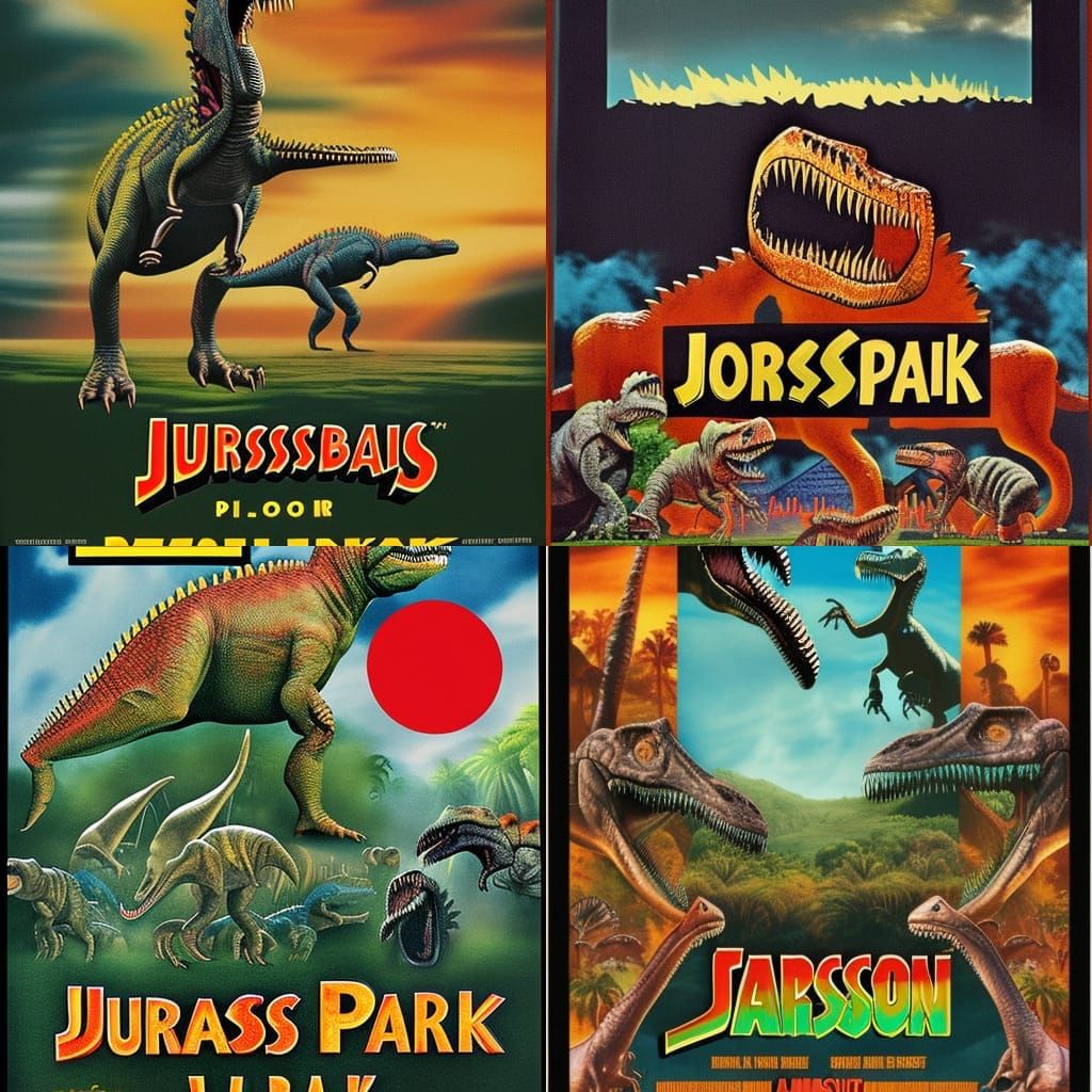 Jurassic Park Poster Recreation