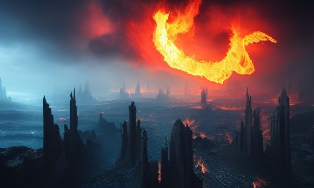 Inferno: A Cinematic Digital Painting of Global Fire
