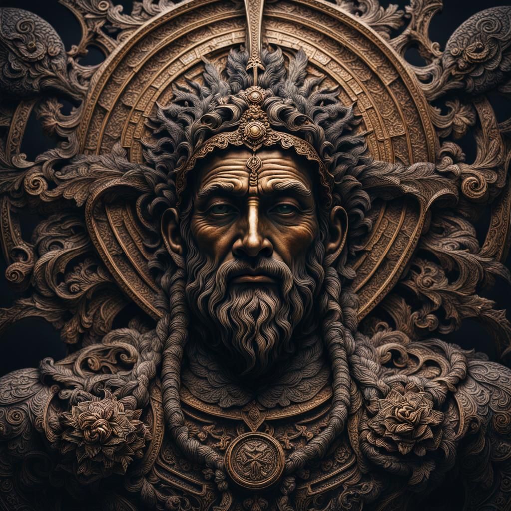 Hyperrealistic God in Sharp Focus