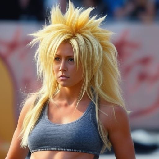 Live-Action Super Saiyan Female: A Dragon Ball Z Vision
