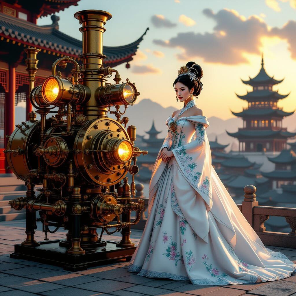 Steampunk Cinderella in Tang Dynasty China