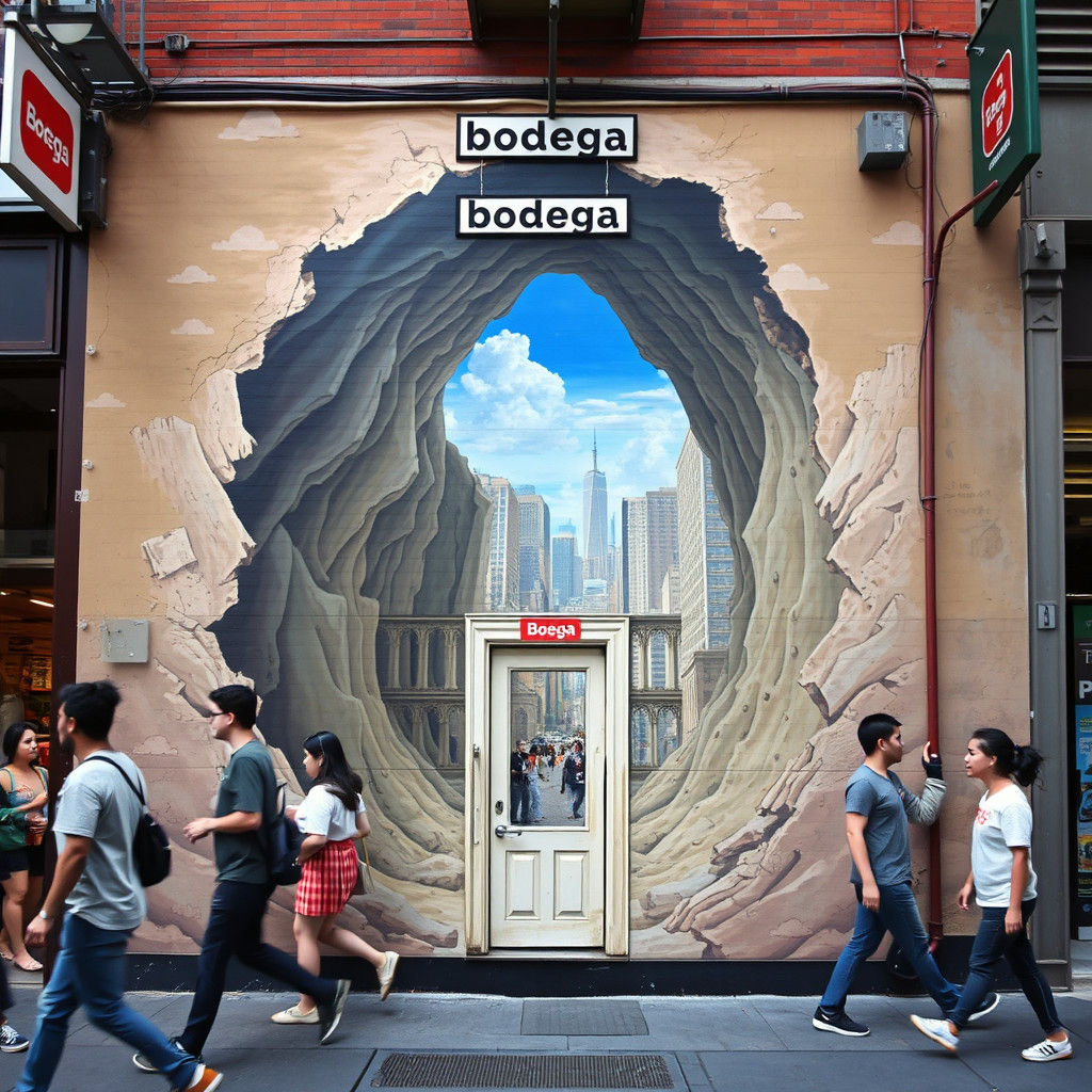 Surreal Street Art Reveals Alien Underground World