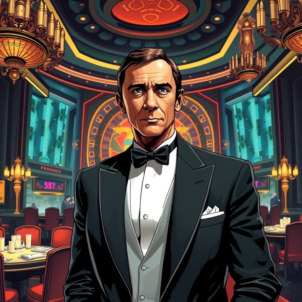 Futuristic Bond in High-Stakes Casino