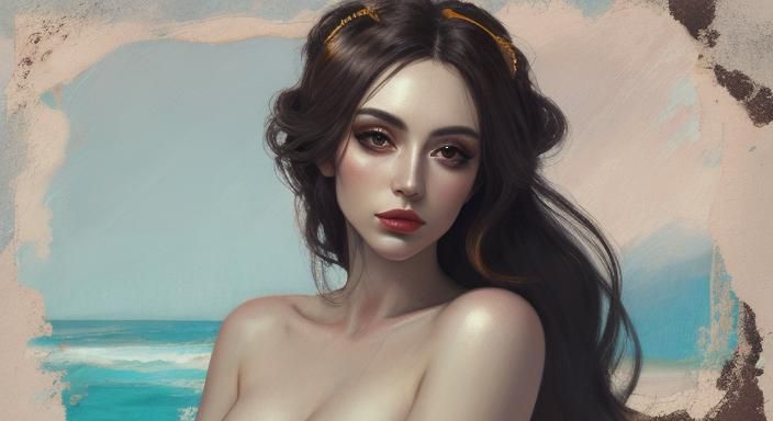 AI Generated Girl as Venus