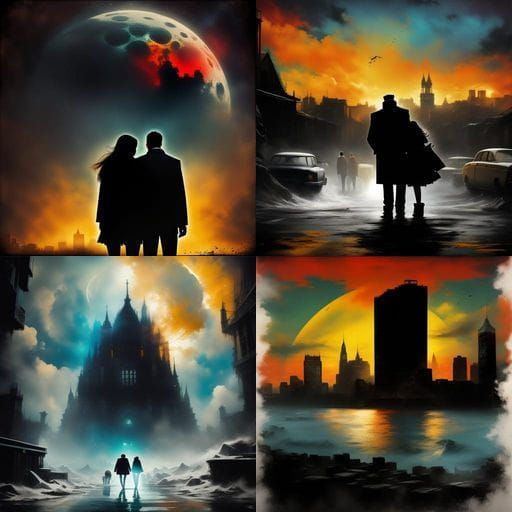 Vulnerable Figures Bask in Warm Sunlight