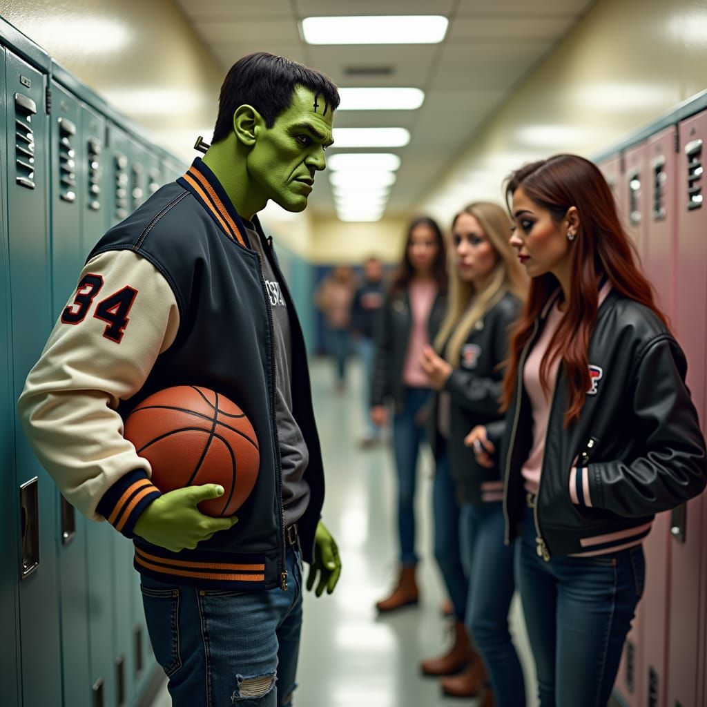 Fantasy Monster High School Scene