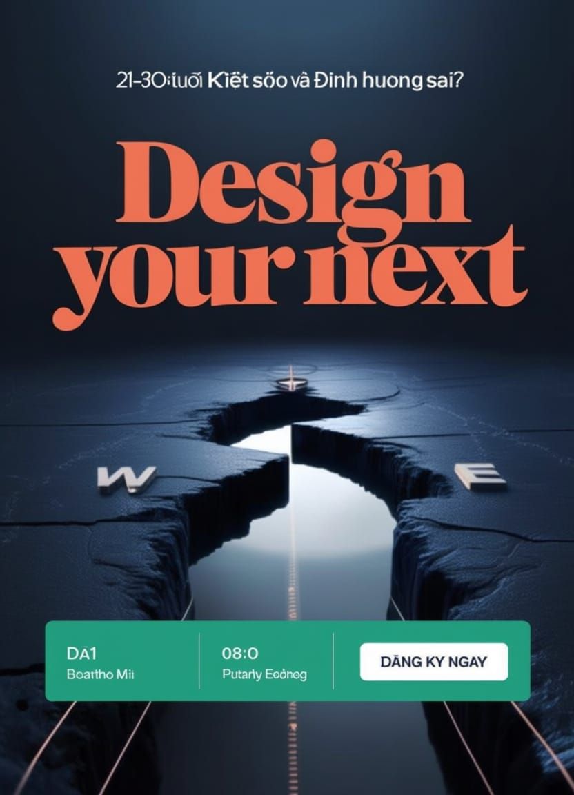 Design Your Next Chapter Workshop Poster