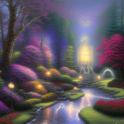 Ethereal True Love in Luminist Style