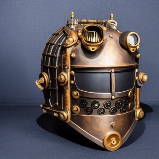Steampunk Helmet Faceplate as Armor