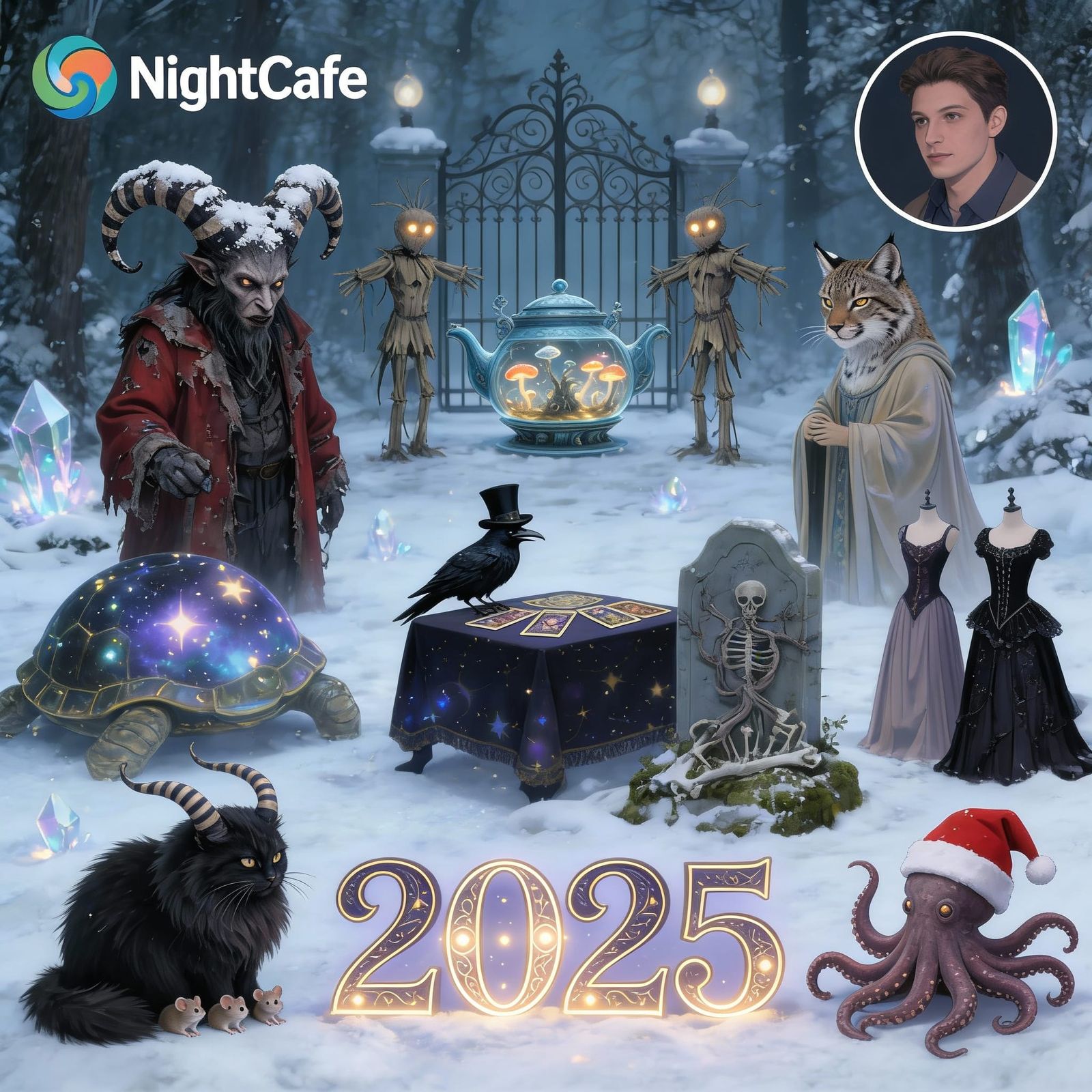 AI Art Collage: 2025 Highlights