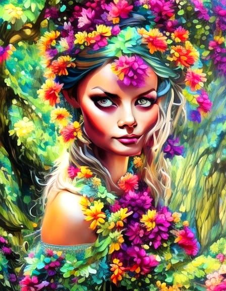 Expressive Garden Portrait - 1.5