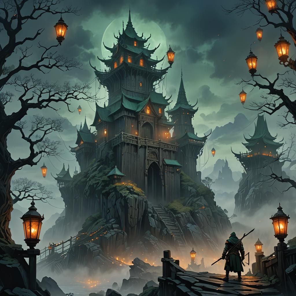 Defiant Ostir Valison Stands Atop Arbulur Palisade