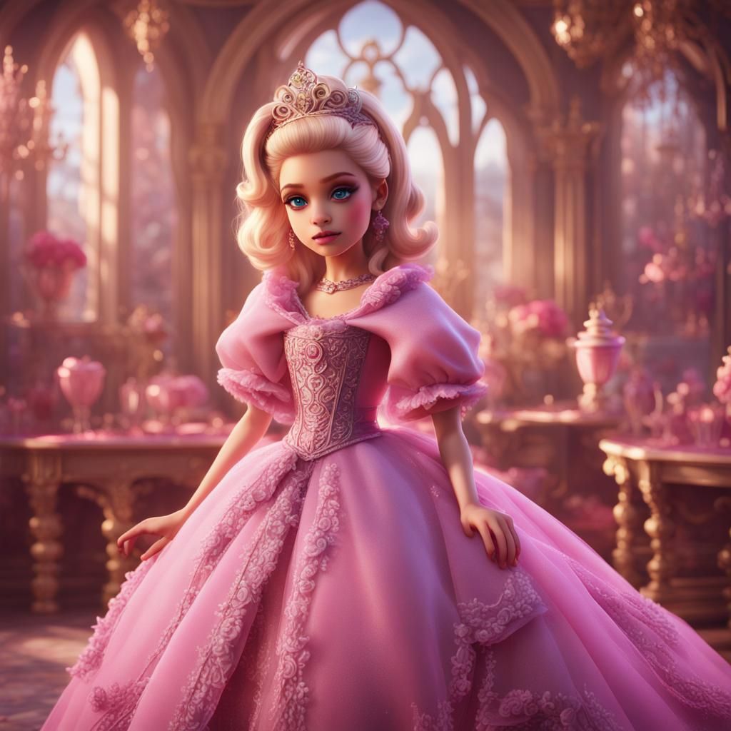 Boy Princess in Detailed Fantasy Concept Art