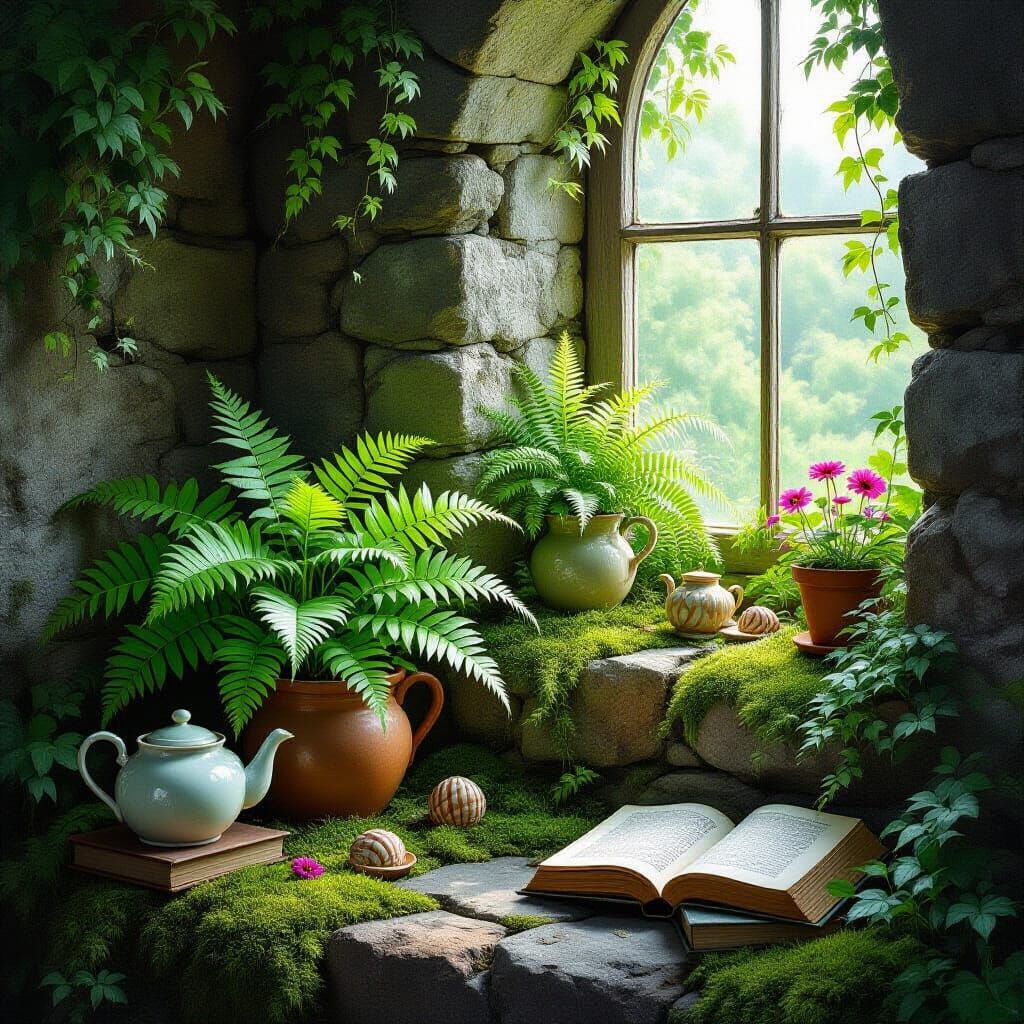 Whimsical Plants in Hidden Places: Magical Realism