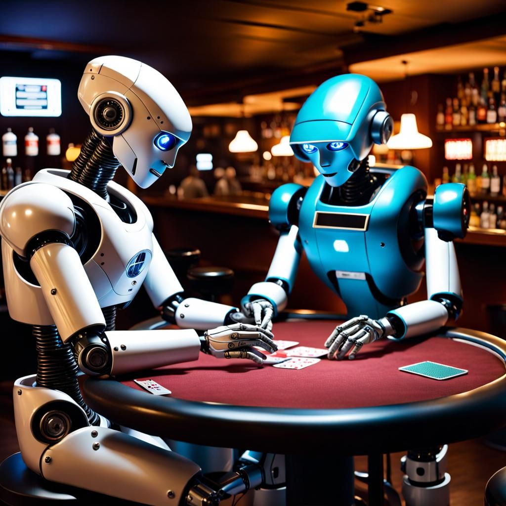 Poker Game on Mars: Humanoid vs Robot