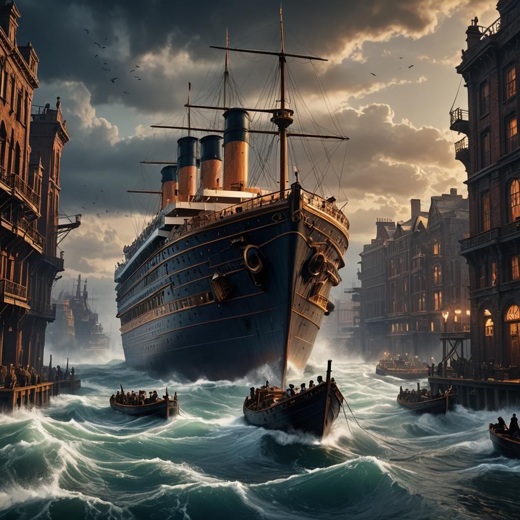 Titanic: Detailed Matte Painting in Deep Color