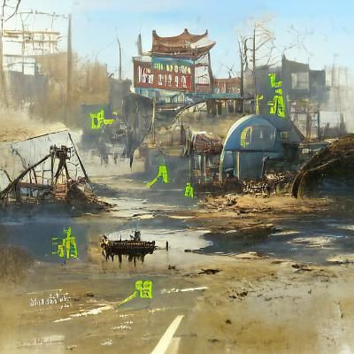 Fallout 4 Ruined Temple Concept Art