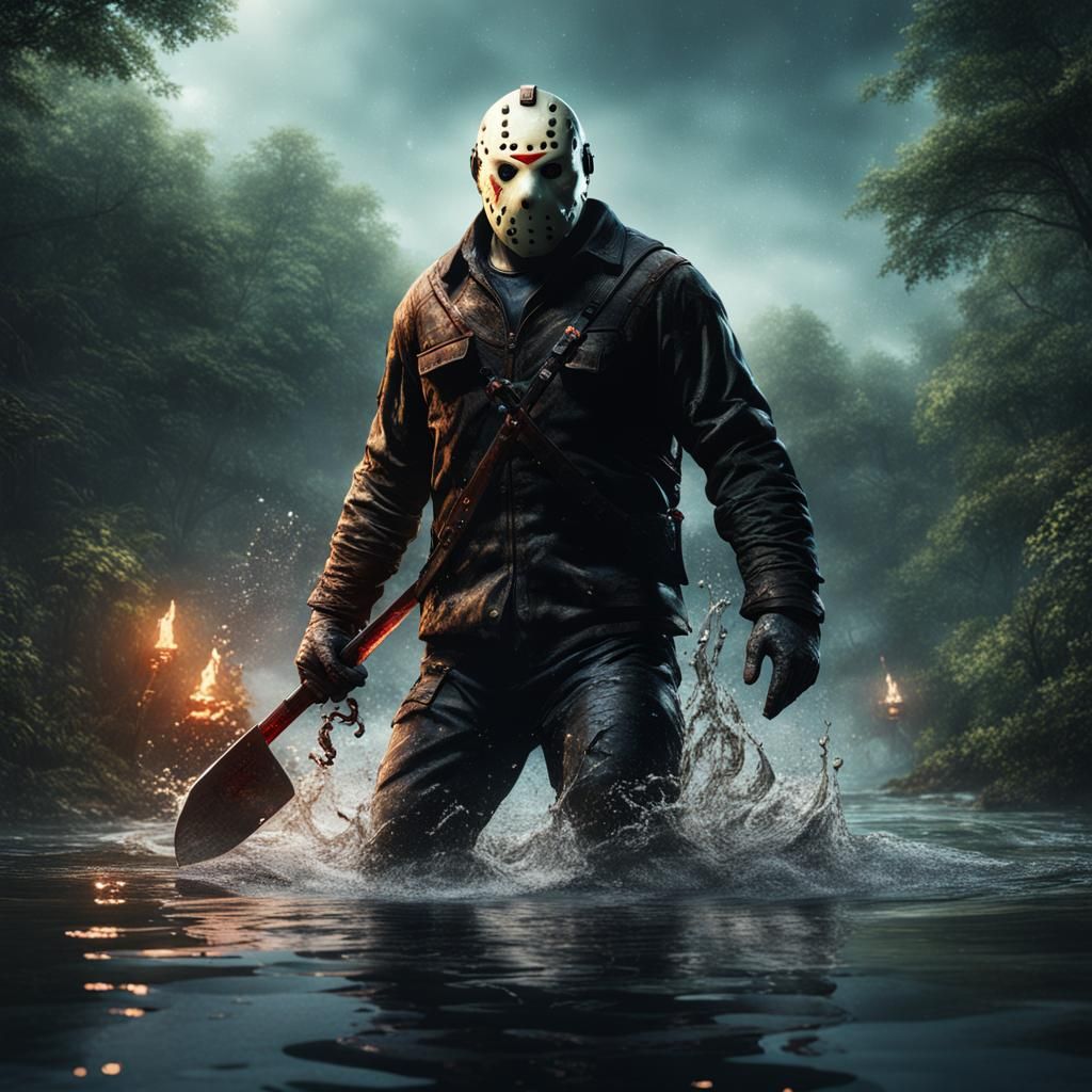 Jason Voorhees Emerges from the Water
