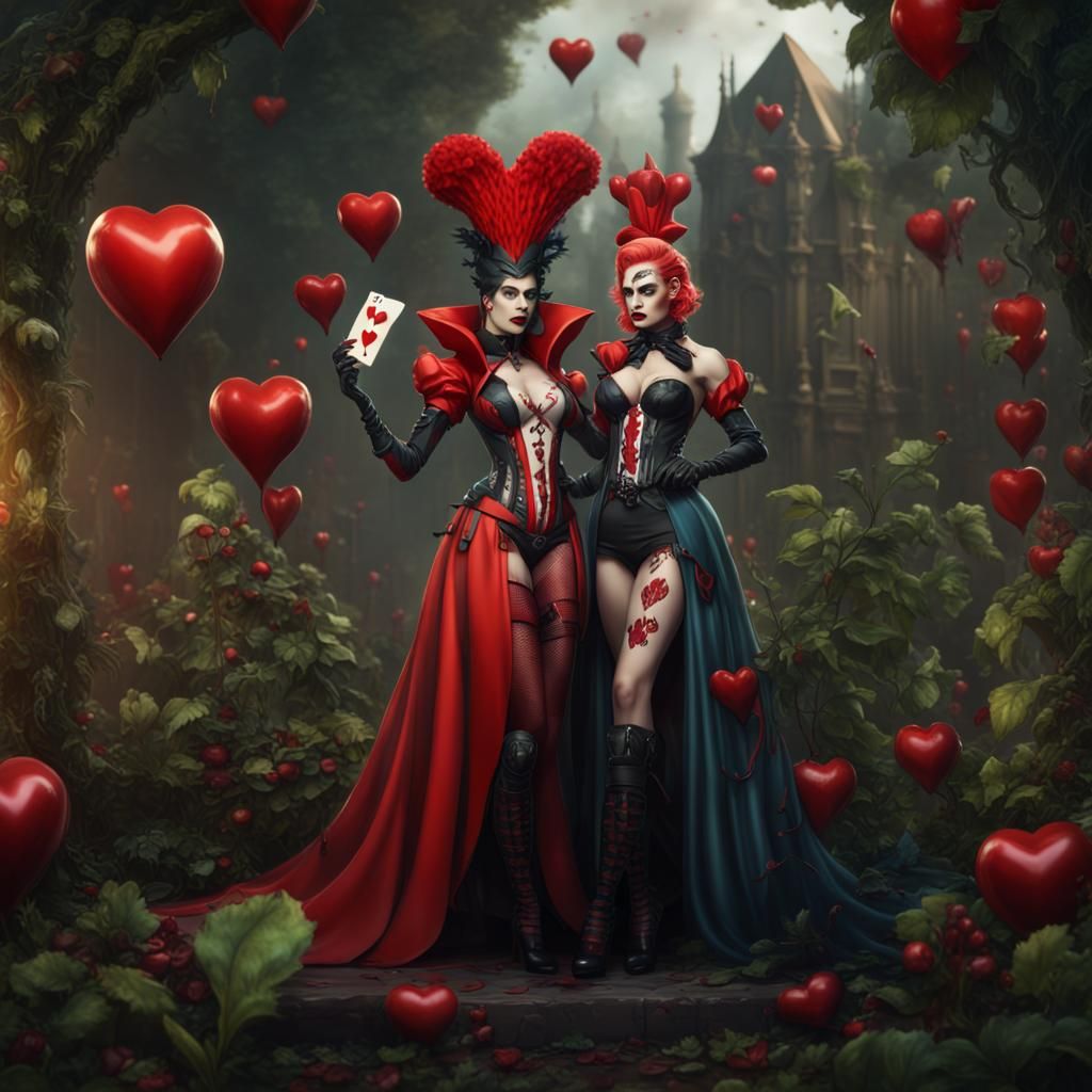 Harley Quinn and Poison Ivy: Fantasy Art