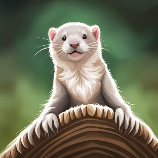 Ferret Legging Sports Fan Art