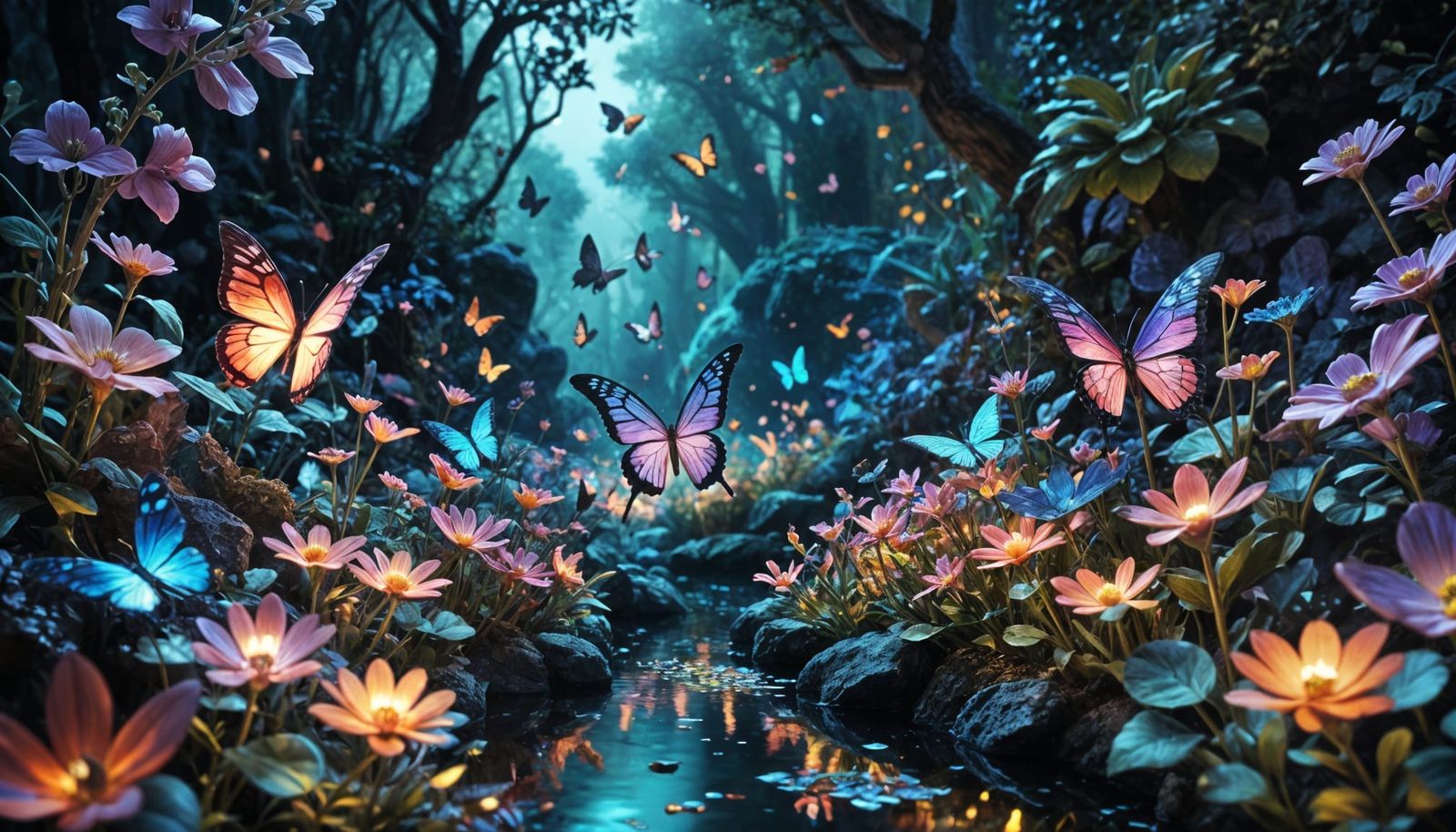 Gemstone Garden: A Surreal Still-Life