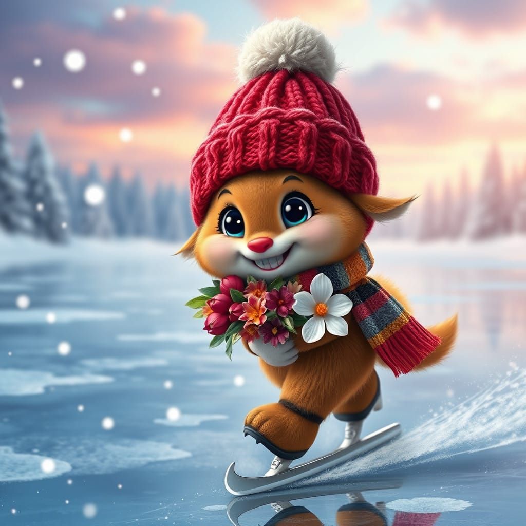 Anthropomorphic Winter Wonderland