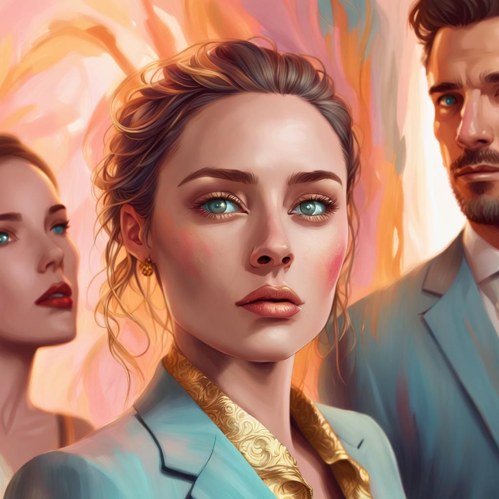 Entrancing Gaze: A Digital Art Concept