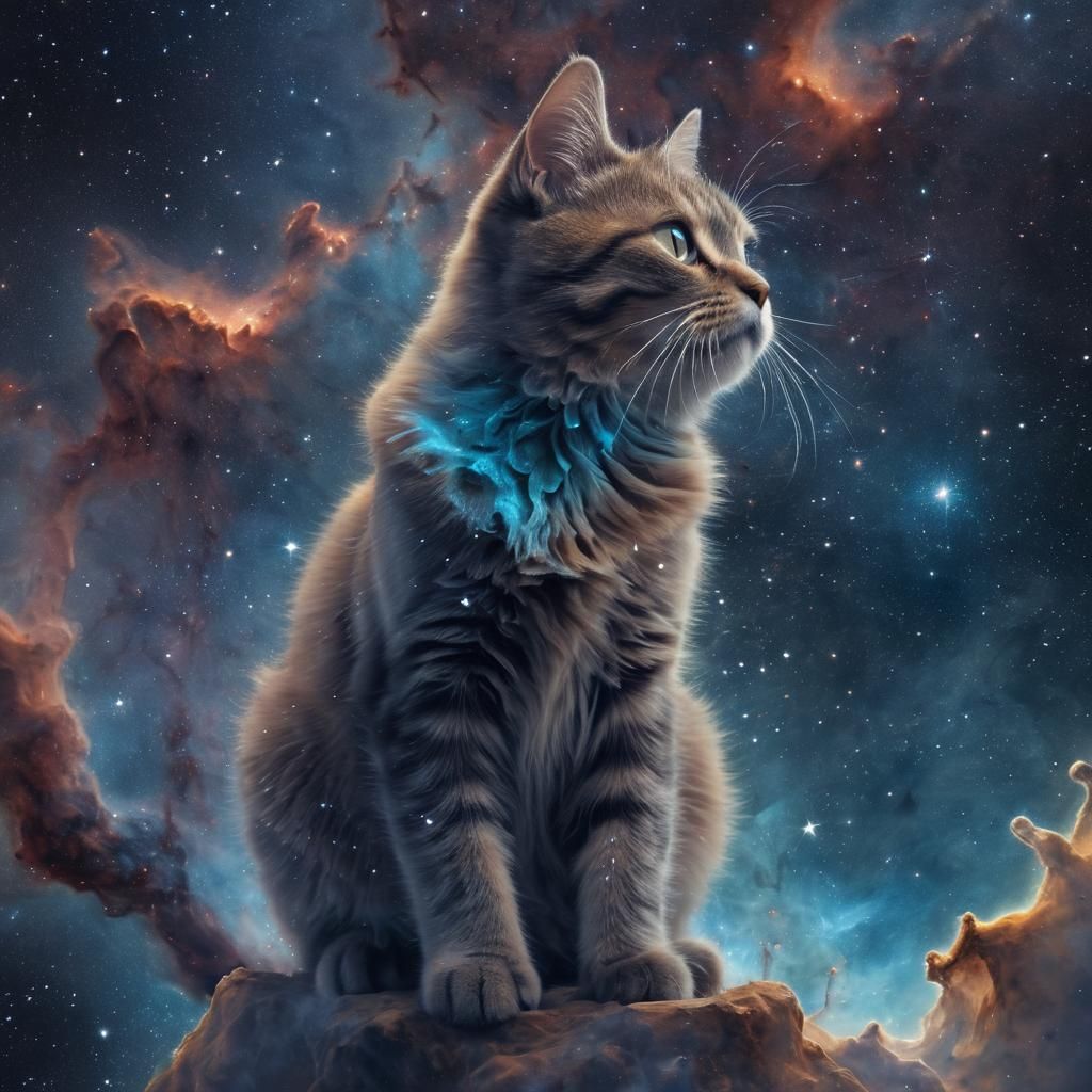 Cat Nebula Inspired by Pillars of Creation